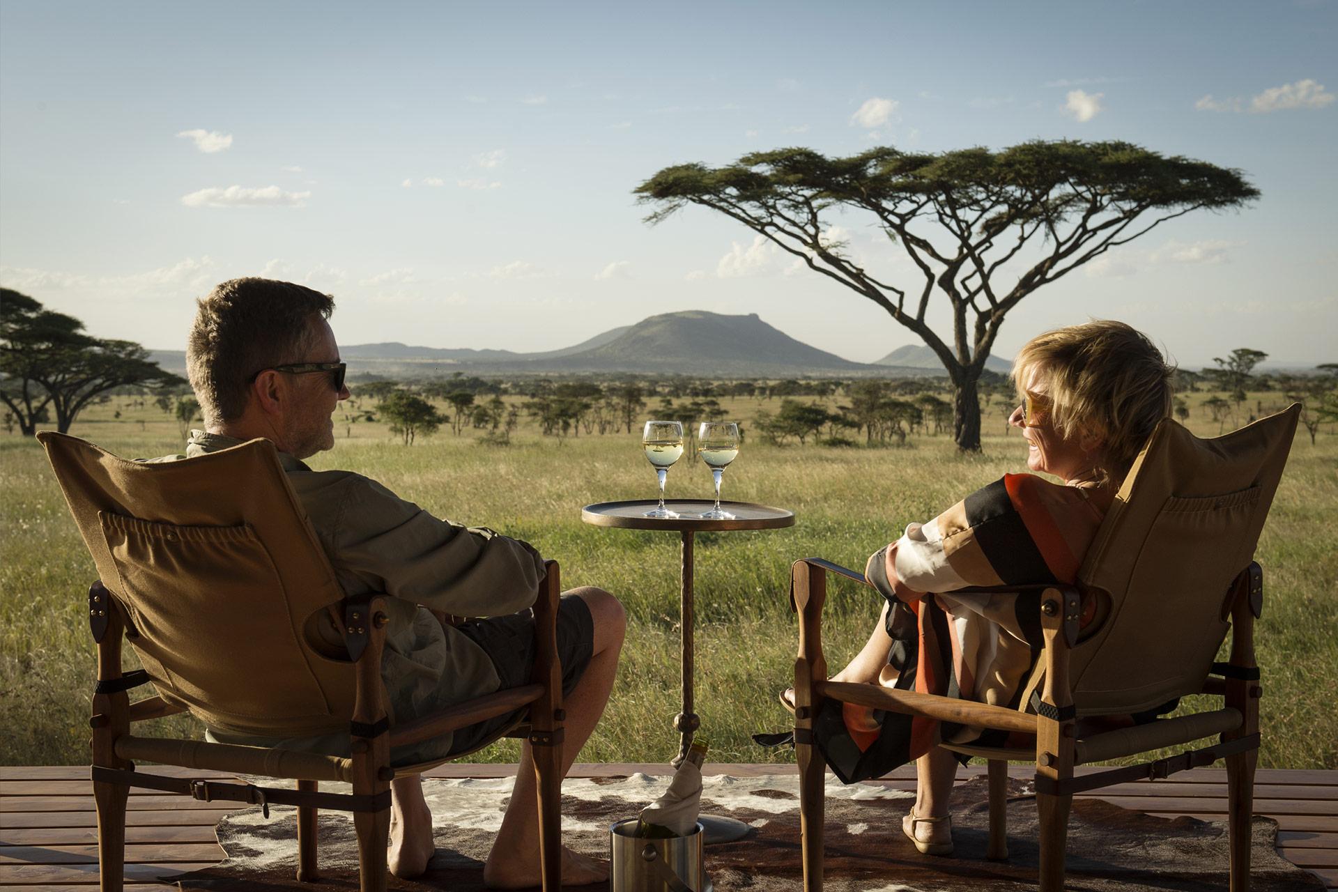 Wildlife migrates daily through the camp and it is possible to game view and bird watching from the verandah of your tent