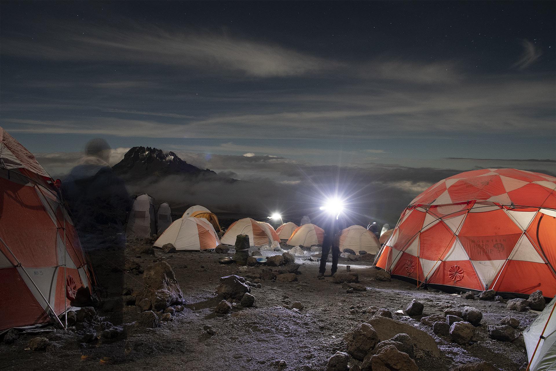 Base Camp on Mount Kilimanjaro, Tanzania